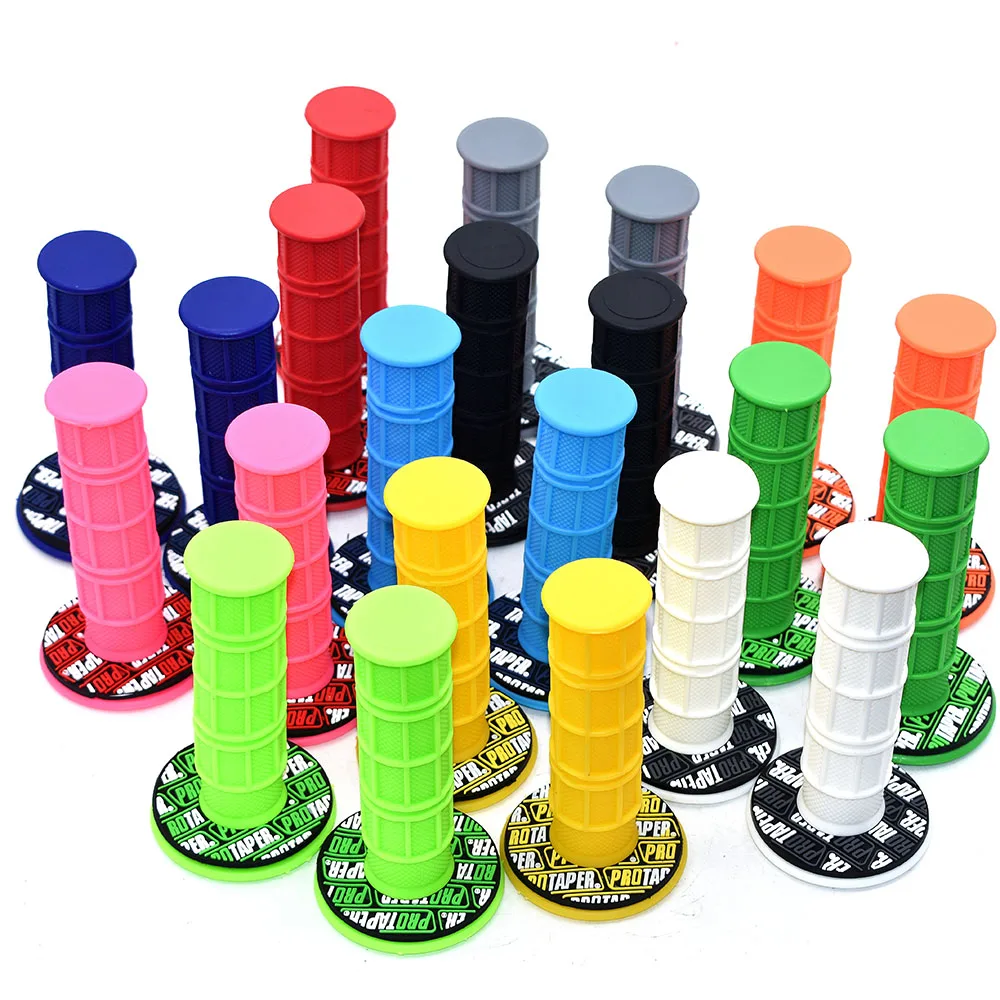 11 Color Gel Rubber Handlebar Grips For CRF YZF WRF KXF KLX RMZ Pit Dirt Bike Motocross Motorcycle Enduro MX Offroad