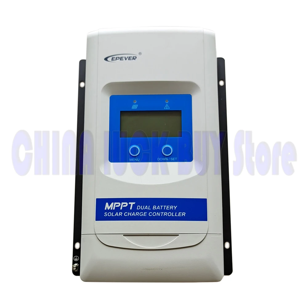 EPever 30A Dual Battery MPPT Solar Controller DR3106N DR3210N DuoRacer Series Solar Panel Charger Regulator DDS