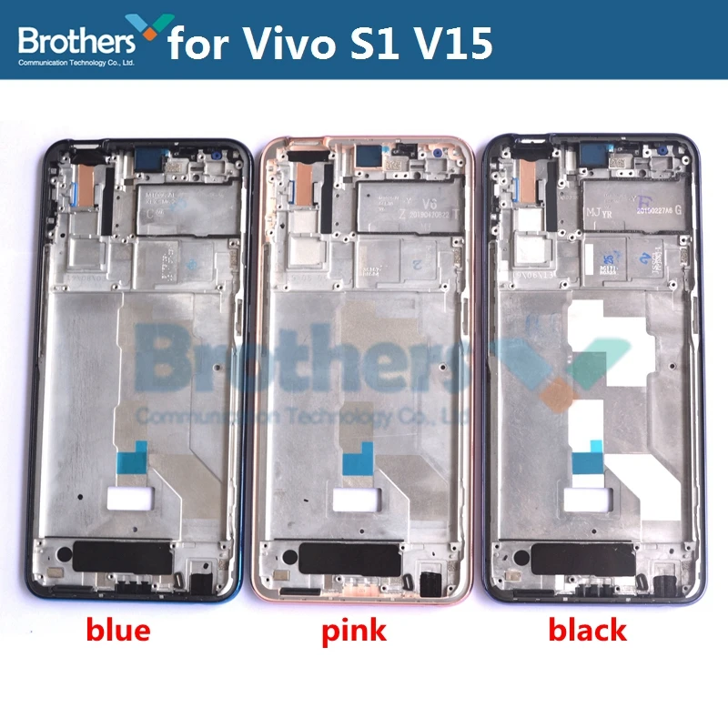 for Vivo S1 V15 Front Frame LCD Frame Brand New Original Front Housing for Vivo S1 V15 LCD Bezel Phone Replacement Top AAA Pink