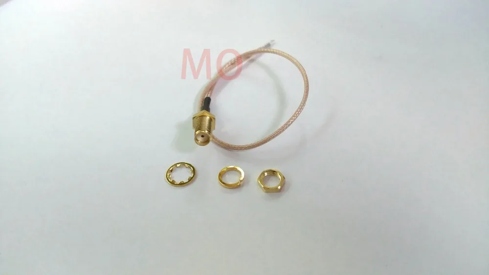 Imagem -04 - Conector Fêmea Sma para Interface de Solda Conector Fêmea 20cm Rg5.0 Venda de Cabo de Extensão de Pigmento com 100 Peças