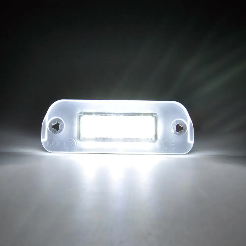 For Benz R-Class W251 ML-Class W164 GL-Class X164  Car Rear white LED license plate light number plate lamp