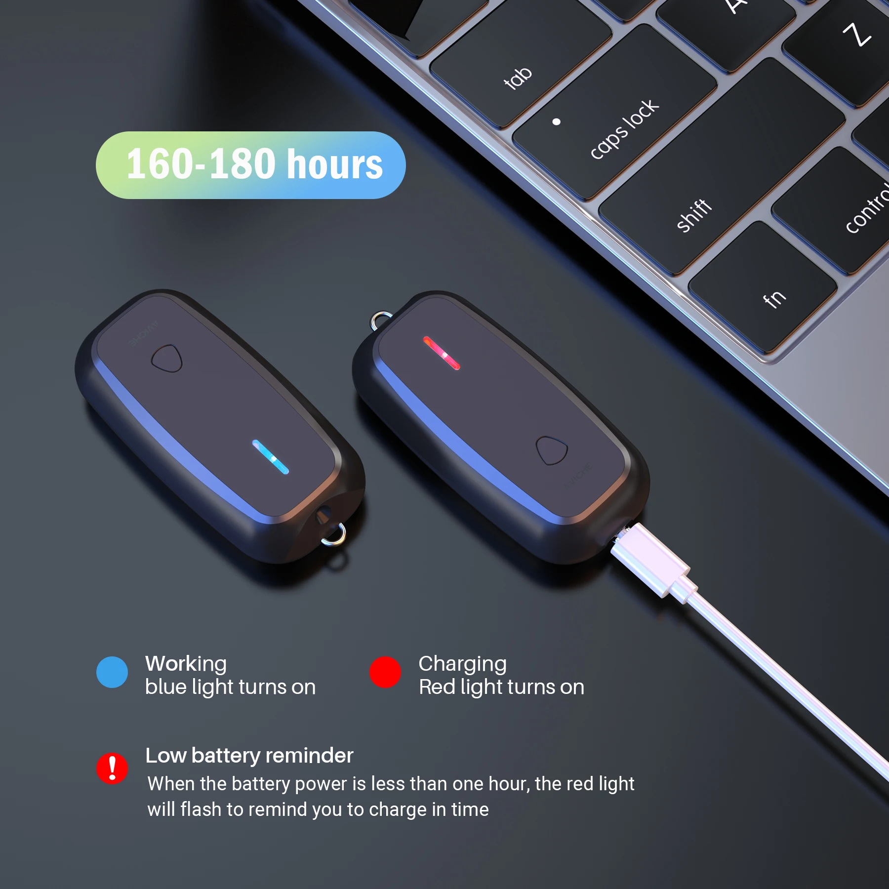 AVICHE M5 AVICHE Bán Sỉ Máy Lọc Không Khí Có Thể Đeo Vòng Cổ Mini Di Động Lọc Ion Phát Ion Âm