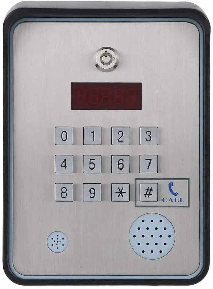 LPSECURITY GSM Intercom Door Gate Access Control/GSM intercom emergency gate opener access controller service help calling