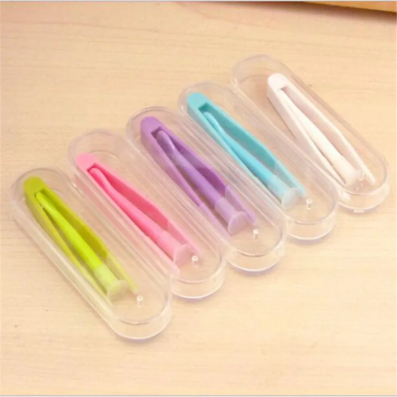 5 مجموعة جديدة من ملاقط العدسات اللاصقة متعددة الألوان وعصا الشفط لأداة المشابك الخاصة ومزيل إدخال العدسات اللاصقة