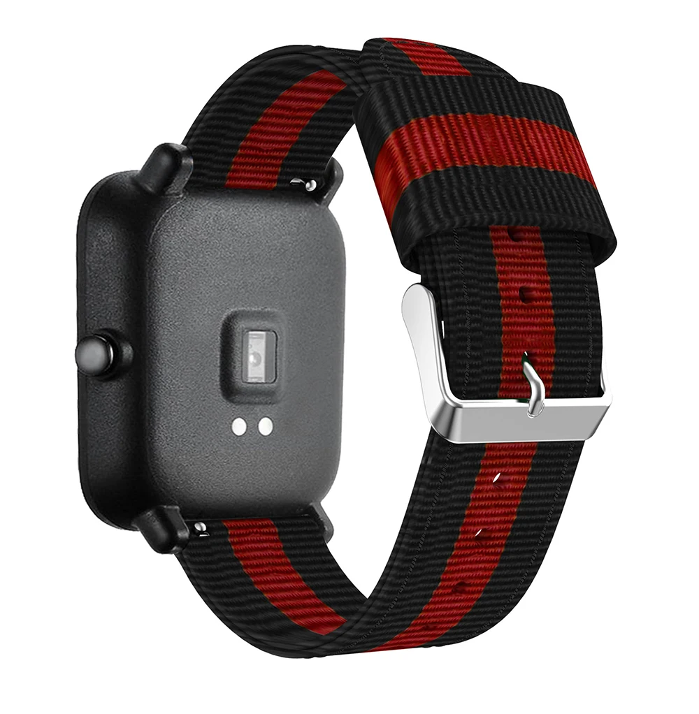 Neues Nylon-Armband für Amazfit Bip Lite Youth 20mm Uhrenarmband Ersatz für Xiaomi Huami Amazfit GTS Bit Band Armband Handgelenkschlaufe – Detail 4
