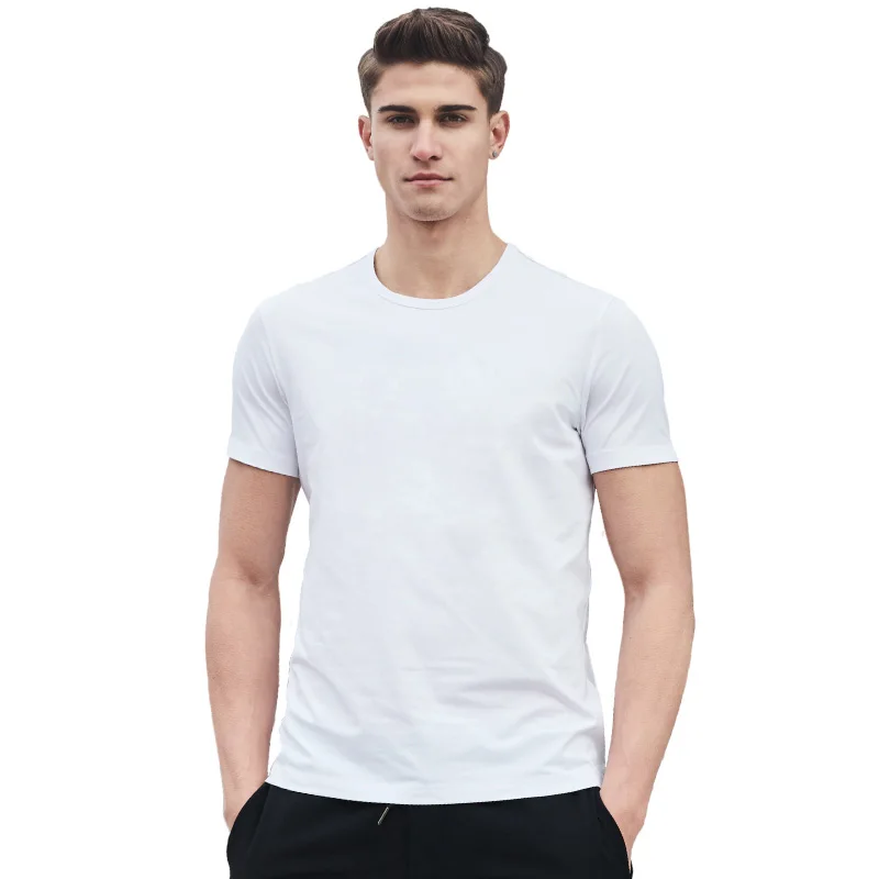 Pioneer Camp 2-pack Summer T-shirt Men 100% Cotton Solid Brand-Clothing Short Sleeve T Shirt Male Casual Men's Clothing