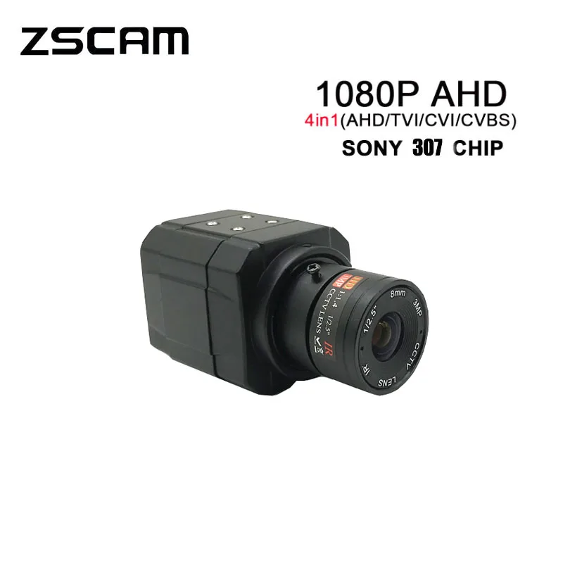 

2MP IMX307 Chip AHD/TVI/CVI/CVBS 4 In 1 Color Video OSD Cam 1080P CCTV Mini Box Super Star Light 0.0001 Lux Camera Full Color