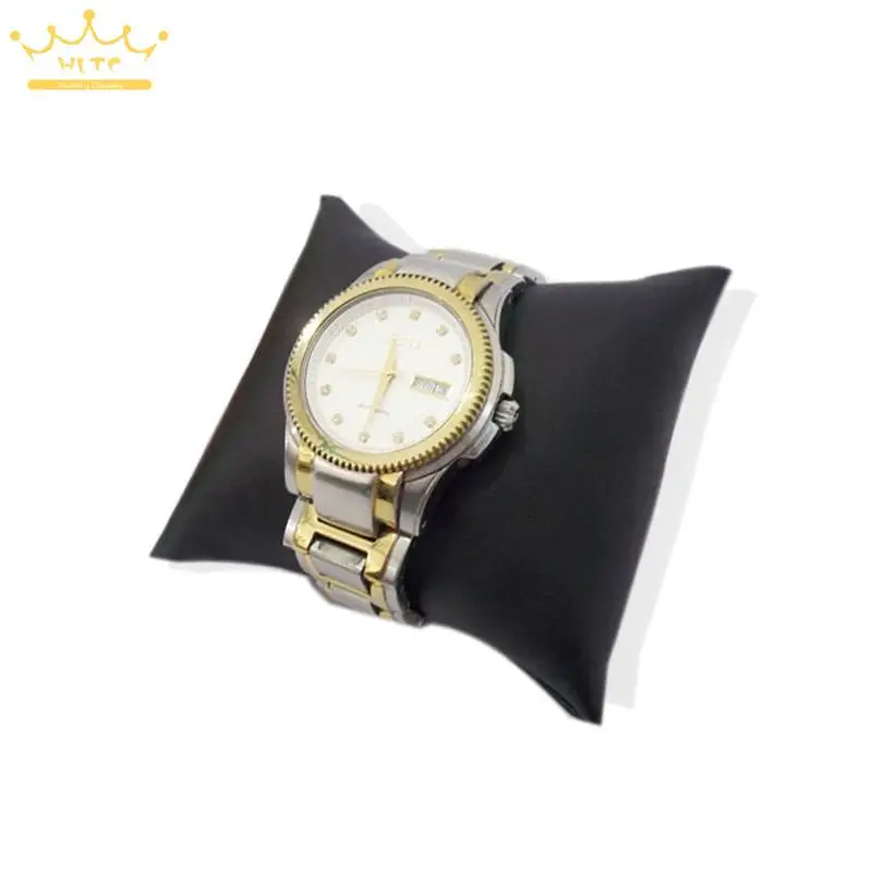 Wholesale High Quality Velvet 9x8x5cm Jewelry Wrist Watch Display Stand Holder Bangle Bracelet Rack Chain Cases Pillow Organizer