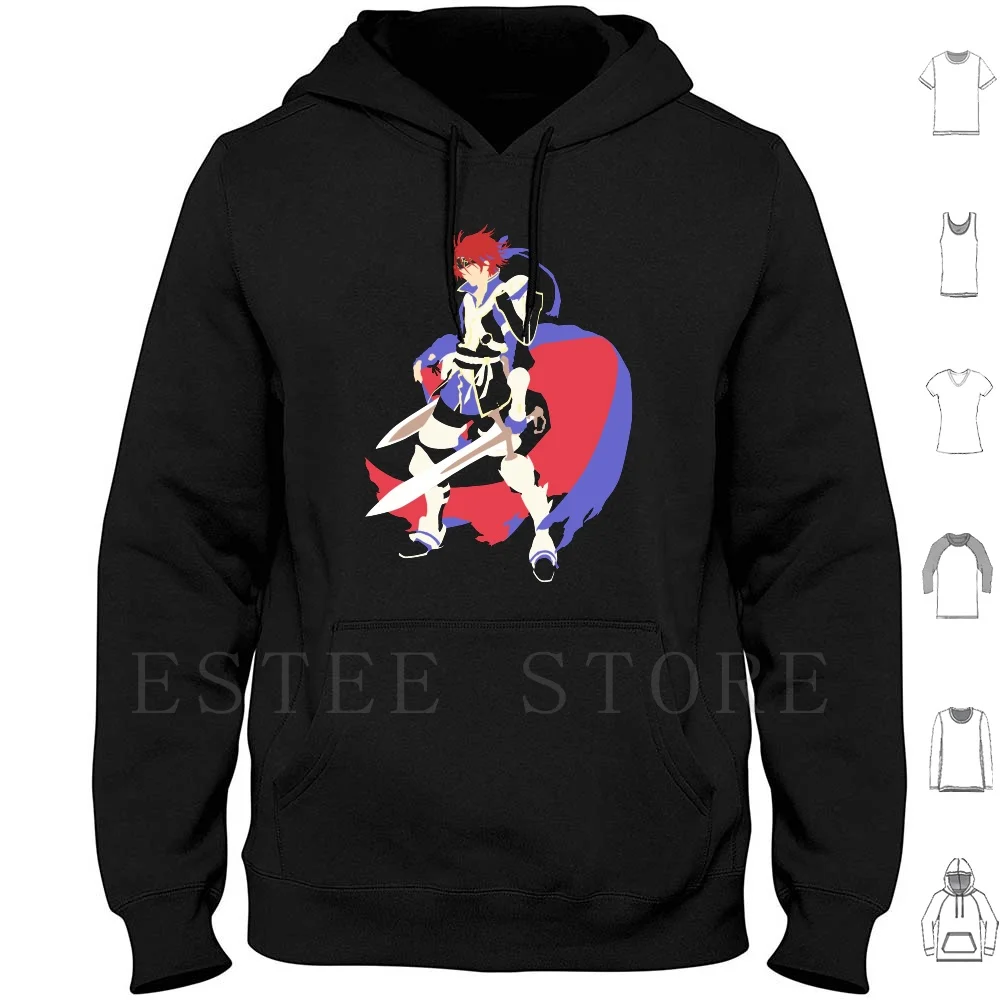 Fe: A Roy-Vector Art Sudaderas con capucha de manga larga Roy Fire Emblem Fire Emblem Awakening Dlc Minimal Minimal Minimal