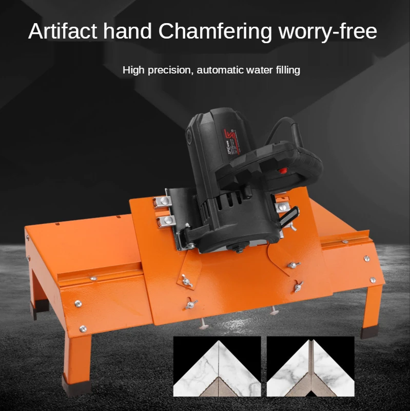 Độ Chính Xác Cao 45 Độ Di Động Nhỏ Để Bàn Đa Chức Năng Bám Bụi Nước Cắt Vát Đá Ceramic chamfering Máy