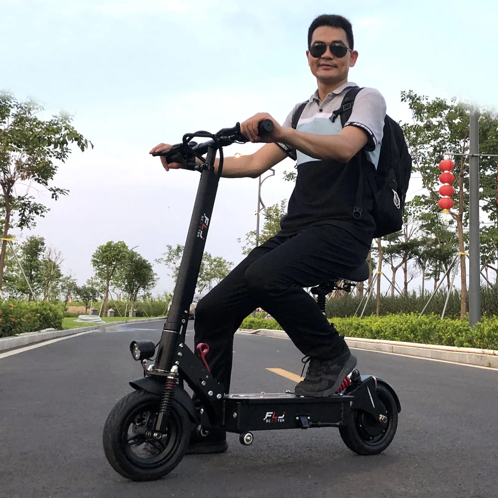 FLJ 1200W E Roller vel 80-120mks Végigfut elektro Berzenkedik scooters E Bicaj Bicikli cuved összecsukható Maroktelefon Felnőtt Roller