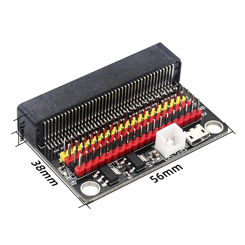 Micro: bit V2 Expansion Board 3.3V 5V Adapter IO Bit Breakout GPIO Extension Board Youth Graphics Programming for BBC Micro:bit