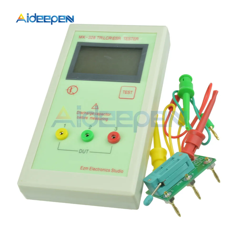 

MK-328 ESR Meter Tester Transistor Inductance Capacitance Resistance LCR TEST MOS/PNP/NPN Automatic Detection