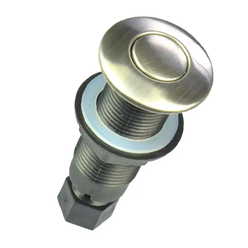 25mm Air Activated Push Stainless Steel Food Waste Processor Air Pneumatic Button On-off Accessory view 6