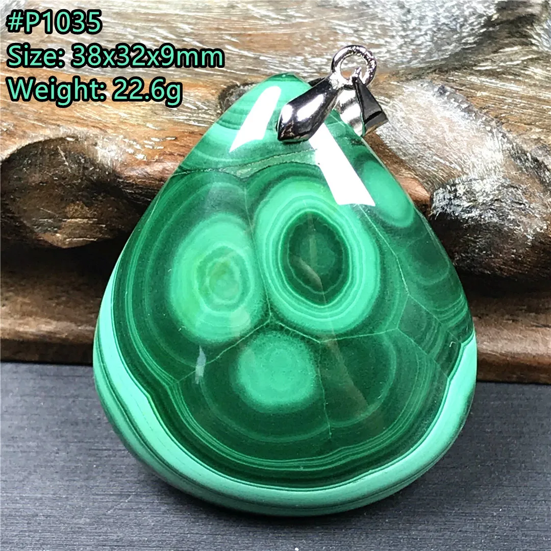 

Natural Green Malachite Chrysocolla Crystal Pendant For Women Men Love Gift 38x32x9mm Beads Silver Luck Gemstone Jewelry AAAAA