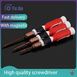 Screwdriver Super Hard S2 Steel Strong Magnet Cross Straight Screwdriver 3MM