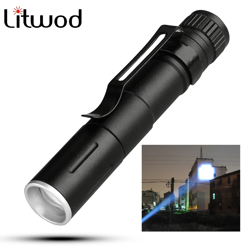 Mini Led Zaklamp Zoom 7W Q5 1000LM Waterdicht Torch Led Zoomable Lanterna Aaa Batterij Led Voor Camping Emergency Led lampen