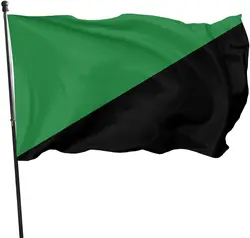 Green Anarchism Anarcho primitivism Anarcho Naturism National Flag Outdoor Decorative Flag Garden Flag Landscape Flag 3x5 Foot