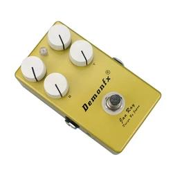 Alta qualidade jan ray overdrive guitarra efeito pedal unidade com verdadeiro bypass demonfx