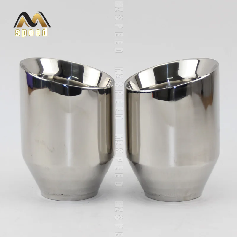 

1 piece Car Accessories Style stainless steel universal exhaust system end pipe+car exhaust tip