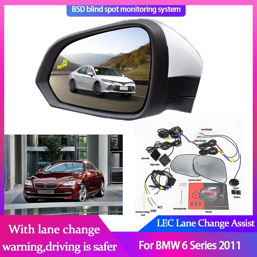 

Millimeter Wave Radar Blind Spot Monitoring BSA BSD BSM for BMW 6 Series 2011+ Assist Driving Parallel Safety Lane Change Assist