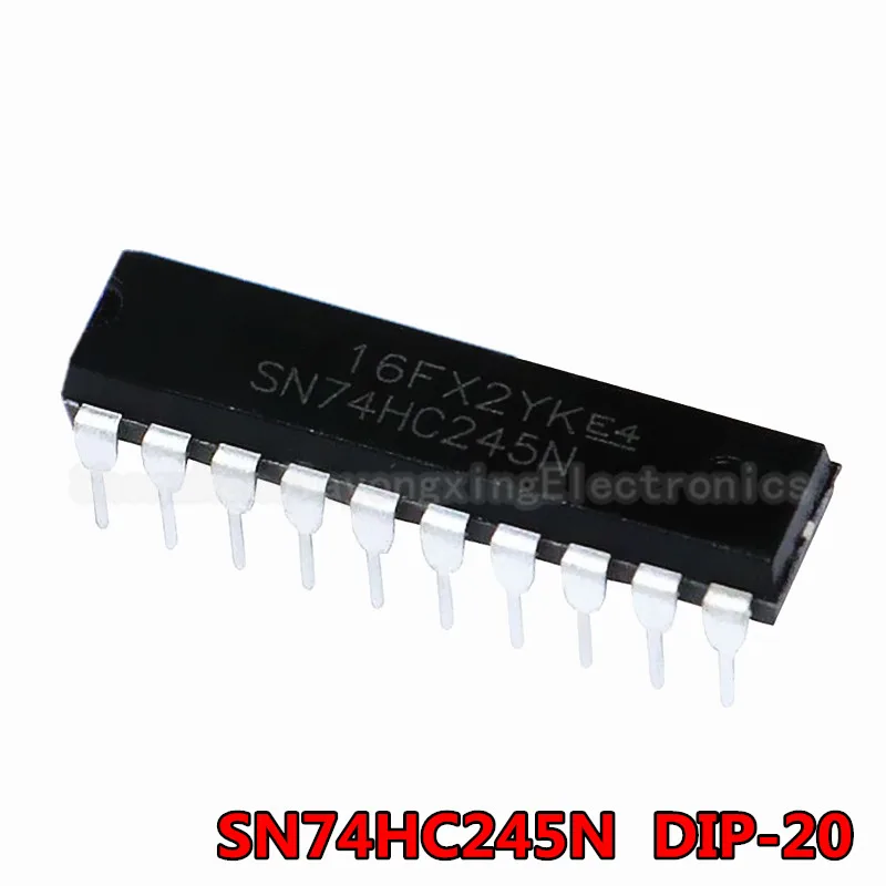 

10PCS SN74HC245N DIP20 SN74HC245 DIP 74HC245N DIP-20 74HC245 HD74HC245P new and original IC