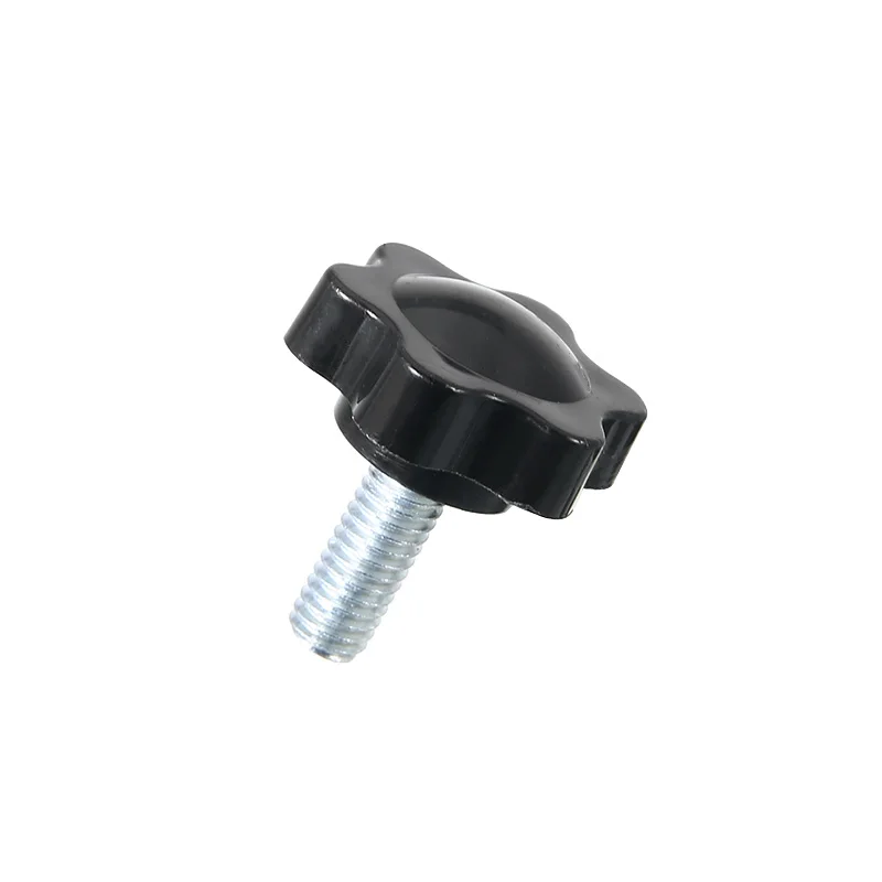 5/10pcs M5 M6 M8 Thread Star Shaped Head Thread Clamping Screw Bolt Knob For Industry Equipment Plastic Carbon Steel