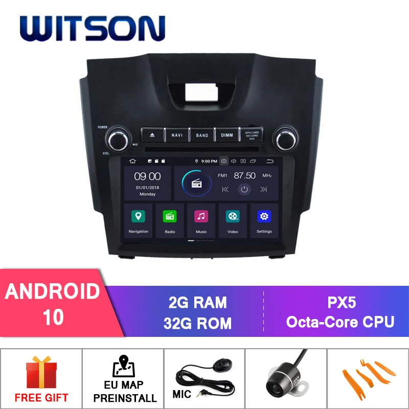 WITSON Android 12 CAR DVD GPS FOR CHEVROLET S10 Trailblazer LT LTZ Carplay Multimedia Stereo Auto Audio Navigation IPS Screen