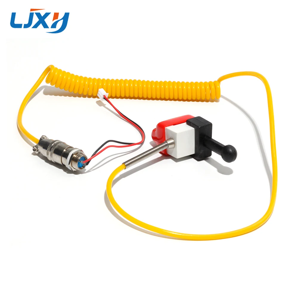 LJXH Strong Magnetic Thermocouple, Square Magnetic Bearing Temperature Probe Aviation Plug Socket, for Magnet Magnetic Instrumen