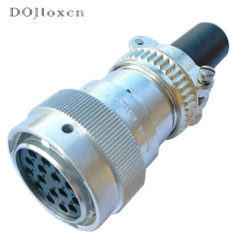 1 Sets 16 Pin HD36-24-16SE-059 Original Authentic Deutsch Wiring Plug Female Connector Metal Head With Tail Clip With Terminal