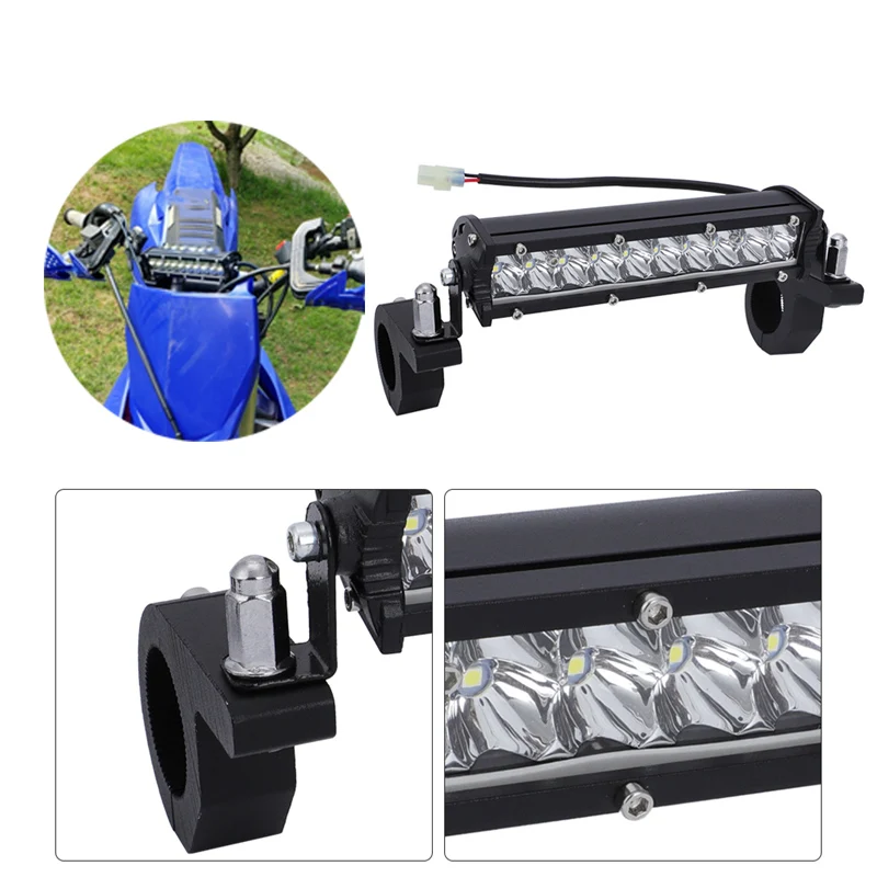 Plug-n-play 60w dupla fileira led lightbar plug-n-play para yamaha yz450f 2014-2021 yz250f 2010-2021 acessórios da motocicleta