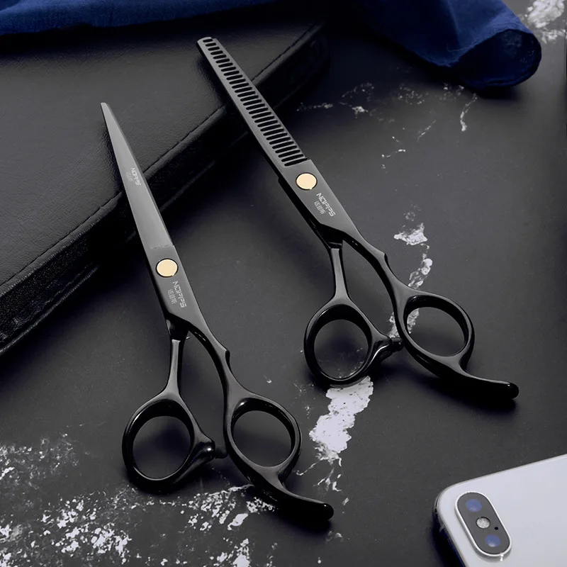 

6.0Hairdressing Scissors Hair Salon Professional Flat Shears Scissors Liu Hai She Thinning Shear