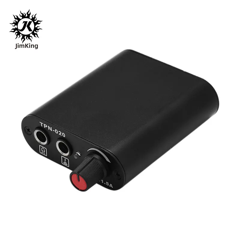 

JimKing Tattoo Power Supply EU/US/UK Plug Black Plastic MINI Fonte de Tatuagem With Power Adaptor Tattoo Supplies Equipment