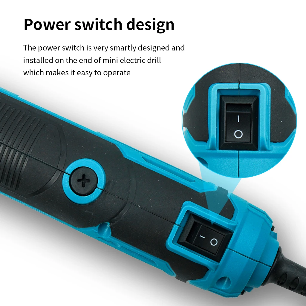 COOFIX-grabador eléctrico Dremel, amoladora rotativa con accesorios de molienda, Mini bolígrafo de grabado multifunción, herramientas de molienda