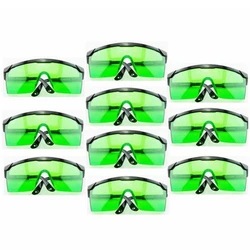 Lunettes de protection pour verre bleu, lunettes de sécurité laser 400 nMinigolf 450nm (lot de 10)