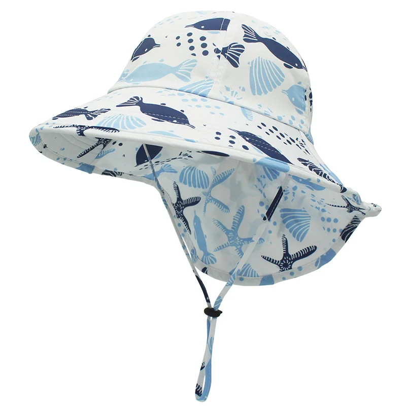 

Connectyle Boys Girls Kids UPF 50+ Sun Hat Lightweight Adjustable Quick Dry Neck Flap Summer Sun Protection Beach Play Hat