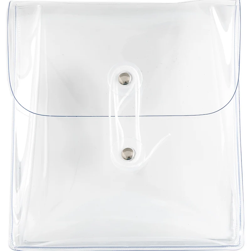 ins wind transparent winding storage bag large capacity stationery notes hand account material storage bag office supply