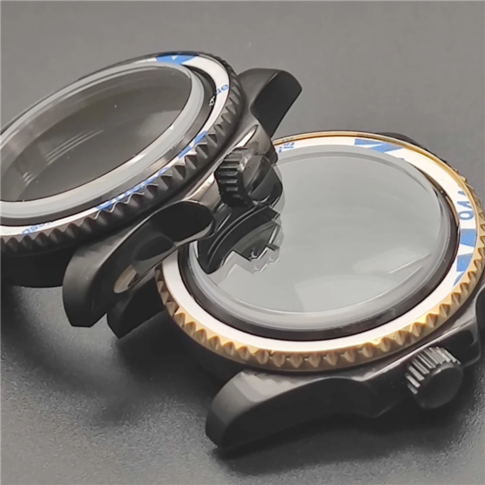 

Magnifying Glass Watch Cover Diving Watch Case Spare Parts for NH36/ Swiss 2824-2 Movement