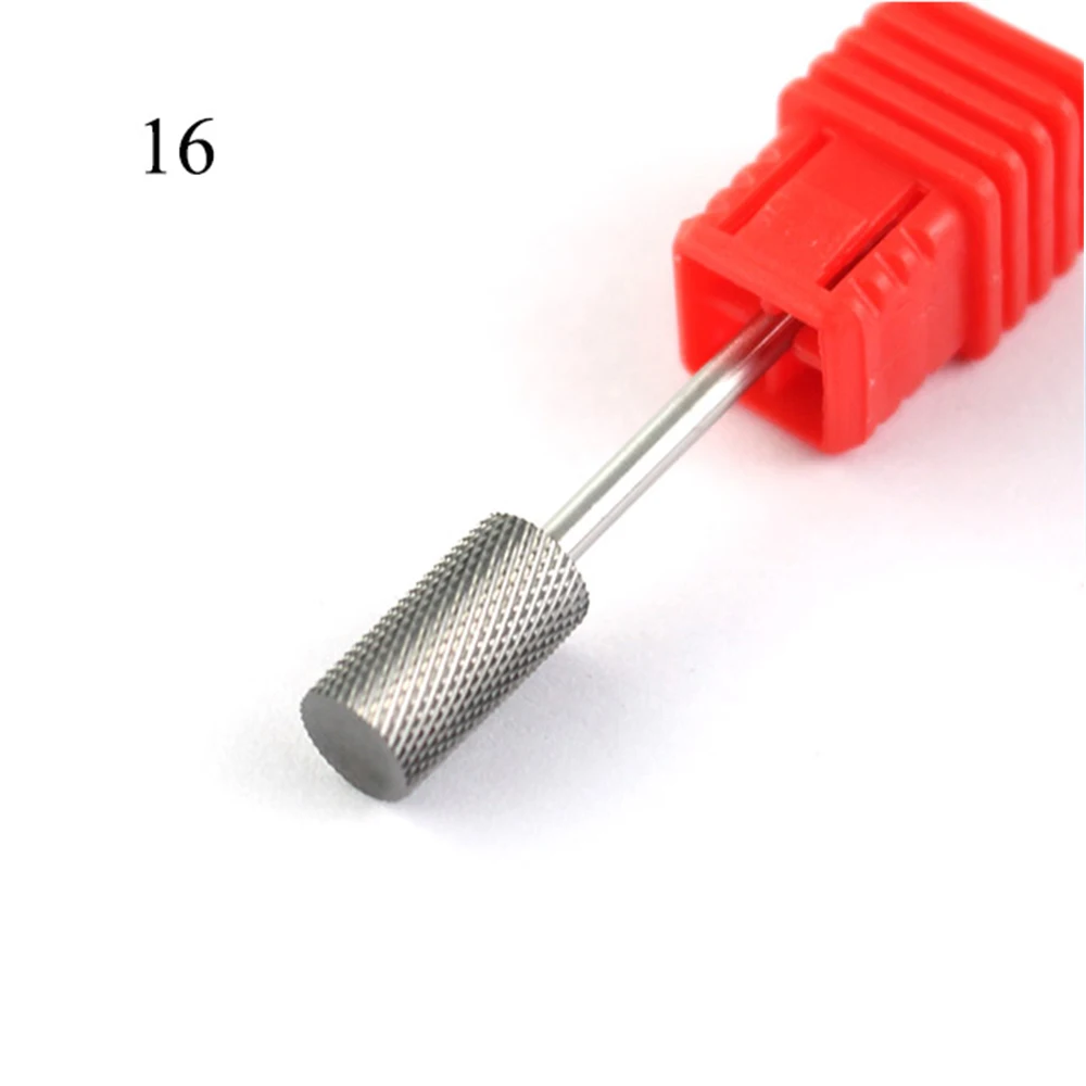 16 Type Carbide Nail Drill Rotary Elecreic Bits Cutters For Milling Machine Manicure Gel Polish Burr Cuticle Tools Accessories