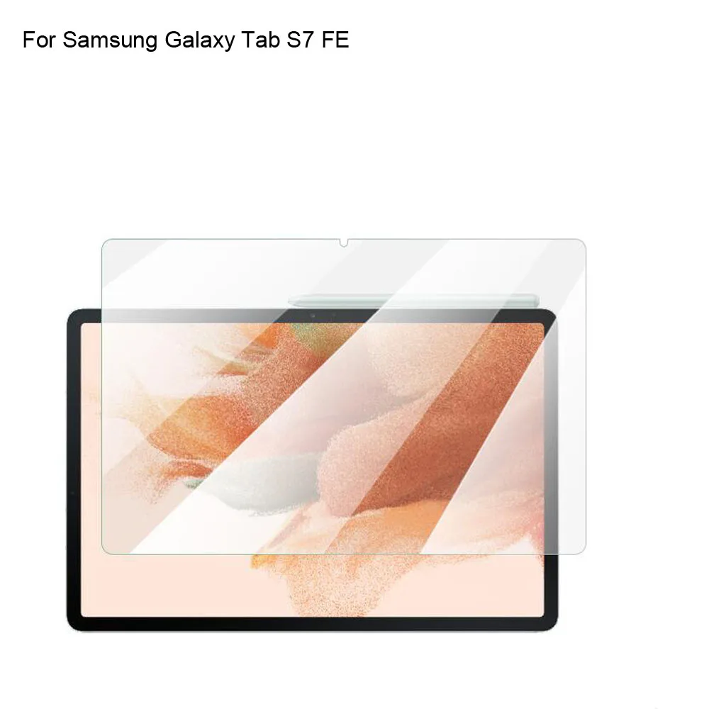 Tempered Glass Protective Film for Samsung Galaxy Tab S7 FE, Protective Screen Protector, Tempered Glass Film, S 7 FE, 1Pc