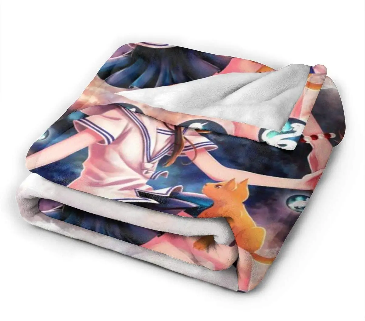 Fruits Basket Anime Throw Blanket Flannel Fleece Blanket for Anime Fans and Otaku