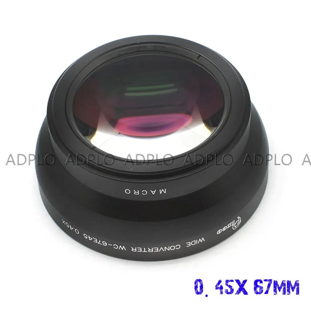 Pixco 67MM 0.45X thread lens Super Macro Wide Angle Lens For canon nikon sony PENTAX olympus DSLR DV SLR Camera