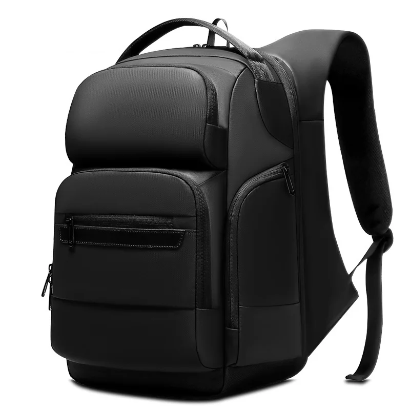 Imagem -03 - Mochila Impermeável para Laptop para Homens Bolsa Preta Grande Mochila de Viagem ao ar Livre Bolsa de Viagem Grande Masculina 156 15 Polegadas 2023