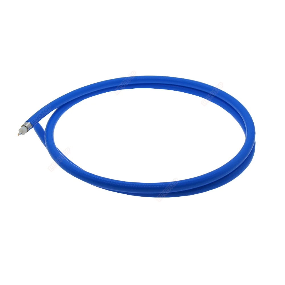 Blue RG401 Cable Semi-Flexible 50-5 Pigtail 50 Ohm High Frequency Test Cable RF Coaxial Cable Pigtail Jumper 4G 1m 5m 10m 50m