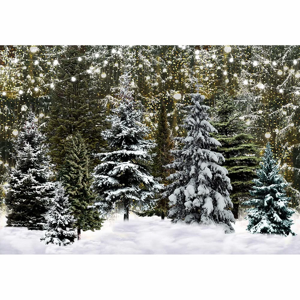 Allenjoy winter fotostudio hintergrund schnee szene kiefer wald Neue jahr weihnachten photophone photozone photo hintergrund