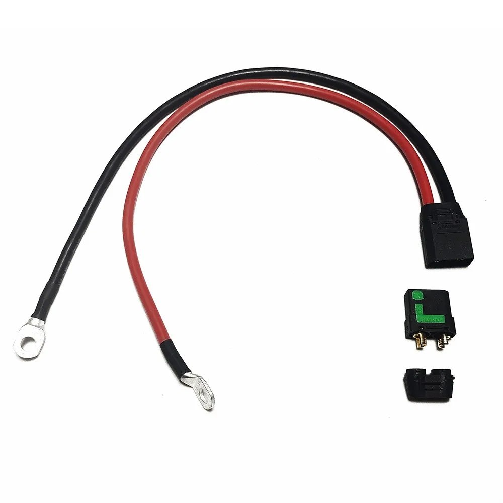 

Electric bicycle sabvoton mqcon controller dedicated power cable Black XT90 to O-ring Cable 10AWG anti-electrophoresis plug