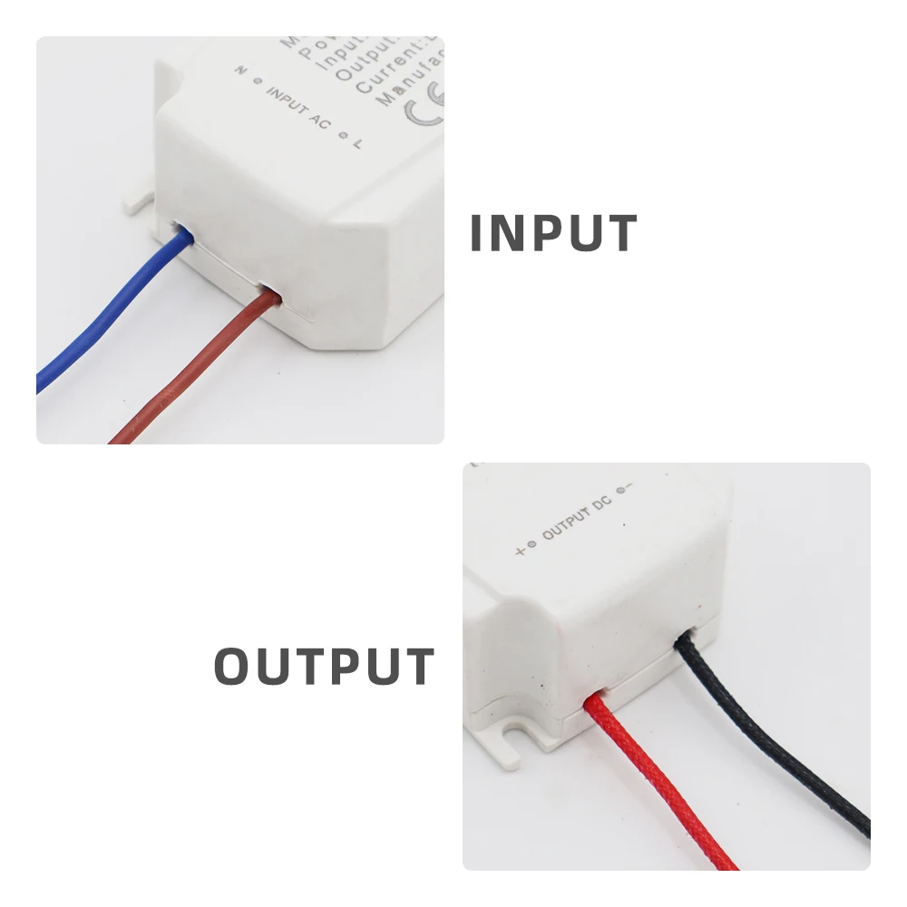 AC100-265V Constant Current LED Driver DC5.4-360V LED Driver 250mA Constant Current Power Supply 2-5W 4-7W 8-12W 13-18W 80-100W