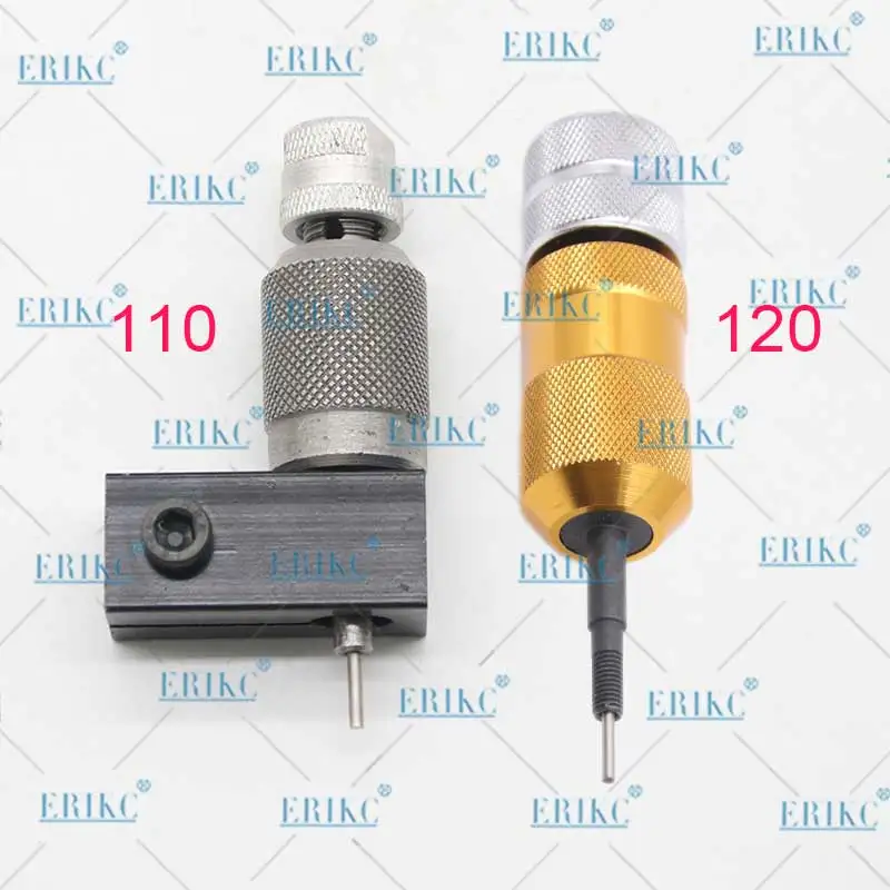 Common Rail Injector Nozzle Electromagnetic Valve Armature Lift Travel Measuring Seat Tool for BOSCH 0445110 / 120 Series