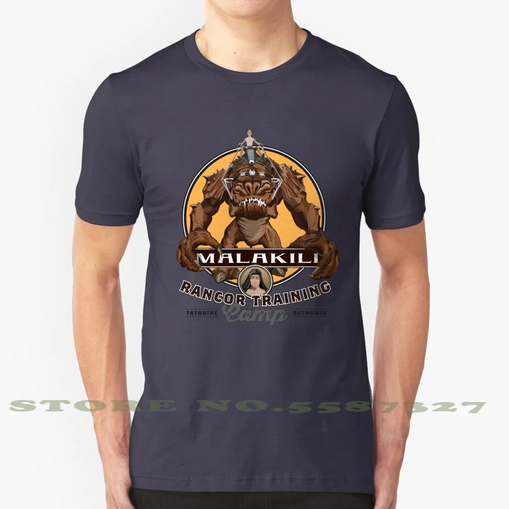 Malakili Rancor Training 100% Pure Cotton T-Shirt The Last Jedi The Hutt Jabbas Training Camp Return Of The Jedi Sarlacc Skiff