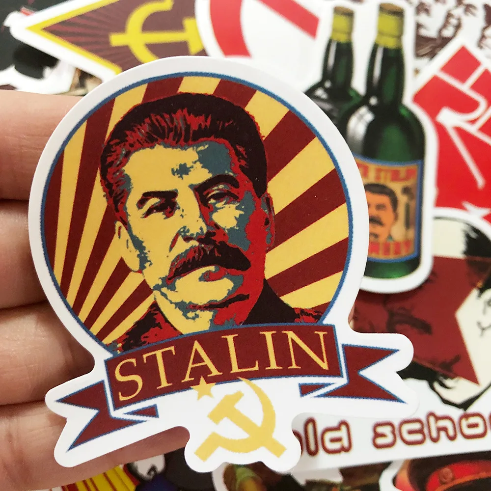 10/30/50PCS Mixed Soviet Union Stalin USSR CCCP HET Sticker Waterproof Skateboard Guitar Luggage Motorcycle Cool Sticker Kid Toy